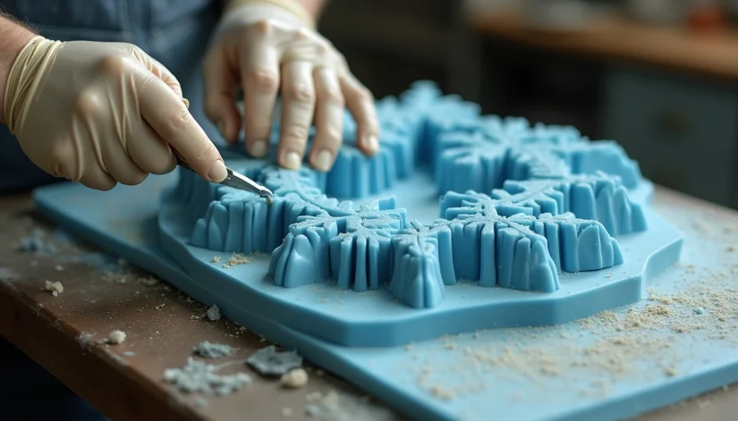 قالب‌سازی سیلیکونی – مراحل ساخت قالب سیلیکونی