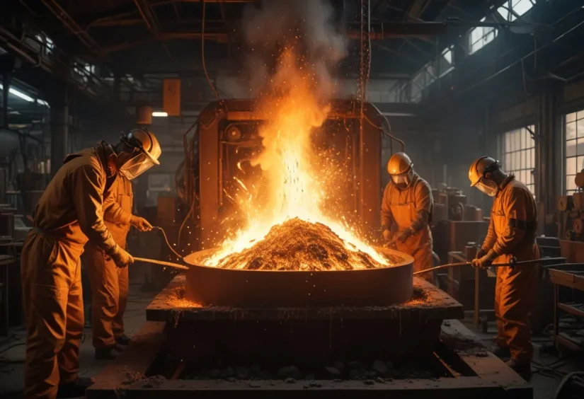 آشنایی با فرآیند ریخته‌گری مس و روش‌های آن